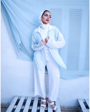 Lueur d’Azur Shirt – “Azure Glow”