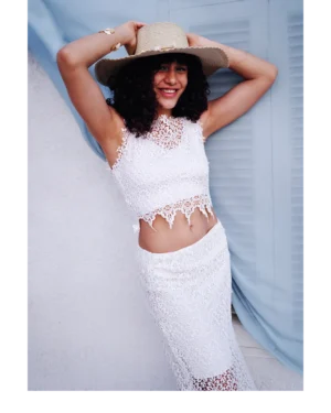 Dentelle Blanche – 2-Piece Set (“White Lace”)