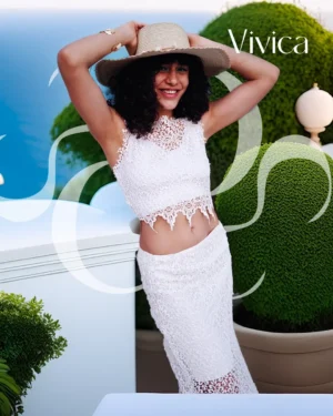 Dentelle Blanche – 2-Piece Set (“White Lace”)