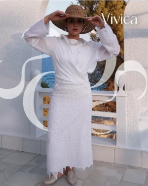 Dentelle Blanche skirt