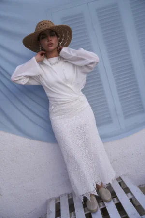 Dentelle Blanche skirt