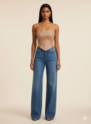 Champagne Rose Corset